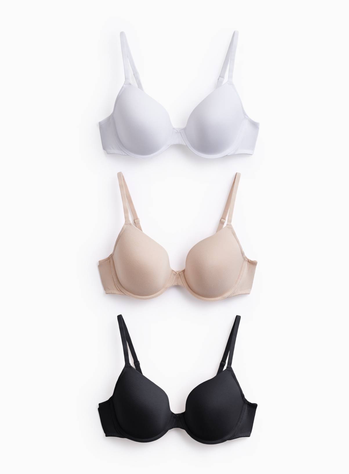 Mono & Nude Full Cup Bras 3 Pack 34C - Image 1